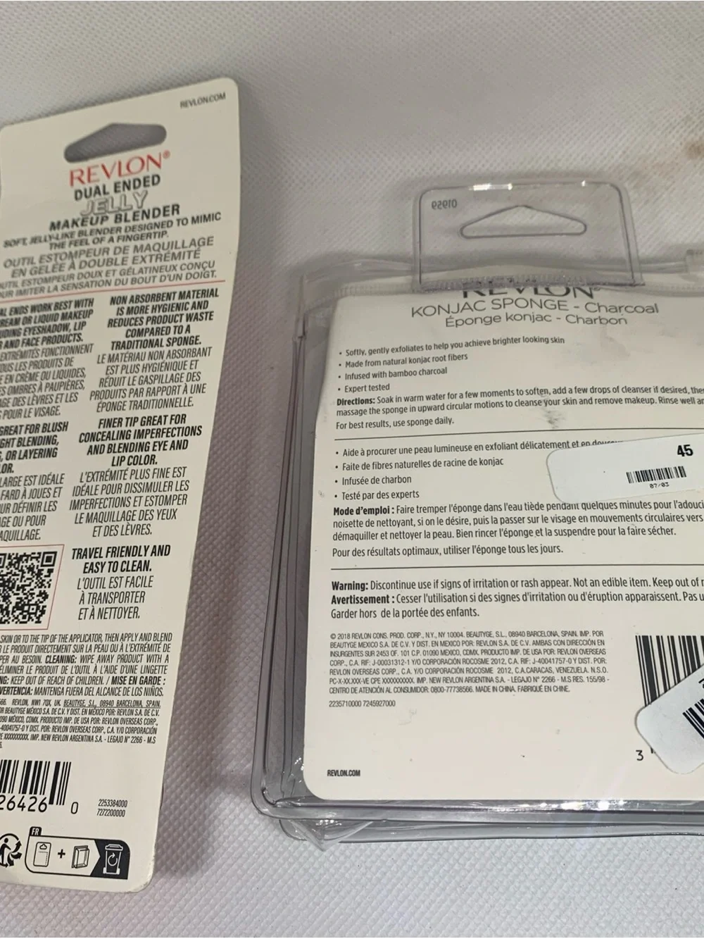 Revlon Charcoal Konjac Sponge and Jelly Makeup Blender NIB